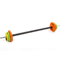 Home gym electroplate steel 10 20 30 40kg barbell set